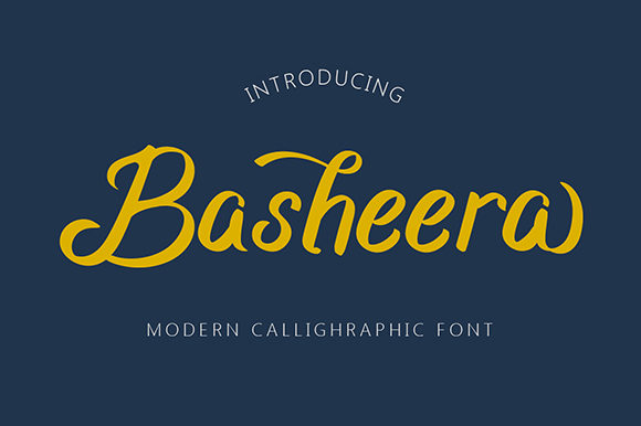 Basheera: A Handwritten Font for Engaging Campaigns