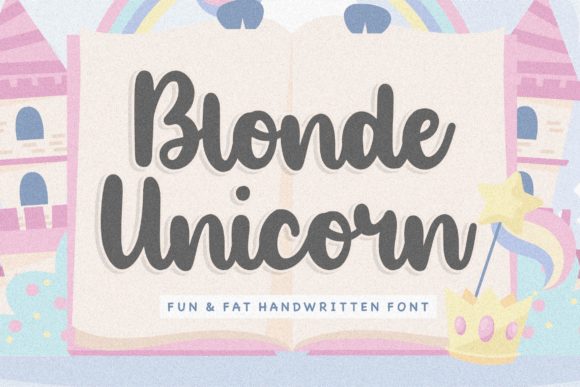 Blonde Unicorn: A Charming Handwritten Font for Editorial Design