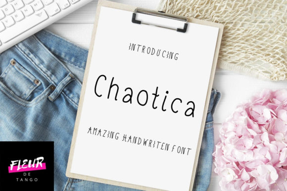 Chaotica: A Handwritten Font for Creative Web Design