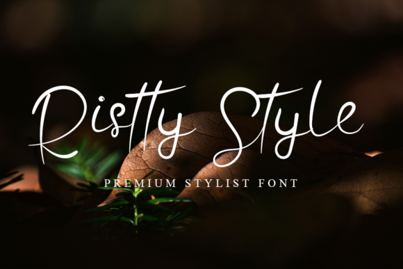 Charming Ristty Style: A Perfect Handwritten Font