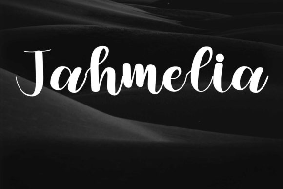 Discover Jahmelia: A Handwritten Font for Elegant Branding