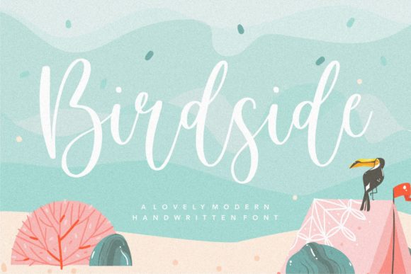 Discover the Elegance of Birdside: A Perfect Handwritten Font