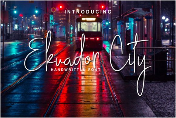 Ekuador City: A Handwritten Font for Charming Web Design