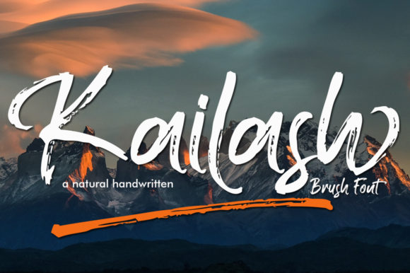 Enhance Your Brand with Kailash: A Versatile Handwritten Font