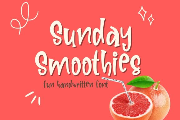Enhance Your Brand with Sunday Smoothies Font