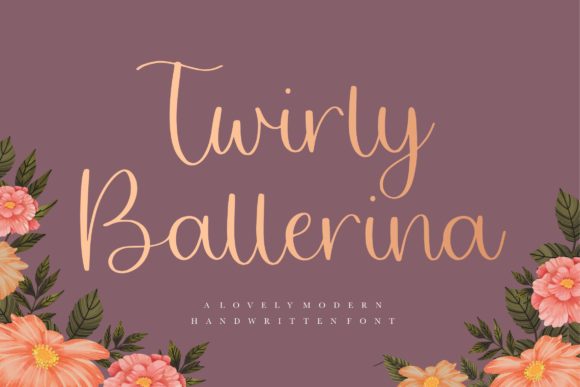 Enhance Your Brand with Twirly Ballerina Font
