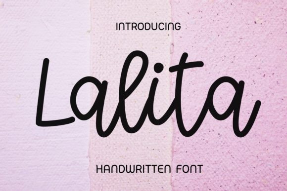 Exploring Lalita: A Charming Handwritten Font for Creative Branding