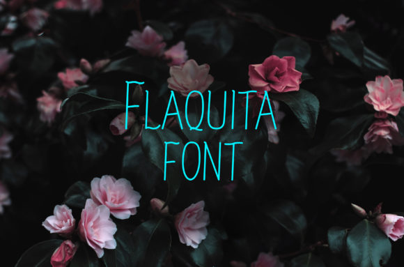 Flaquita: A Handwritten Font for Versatile Branding