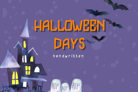 Halloween Days: A Quirky Font for Unique Branding