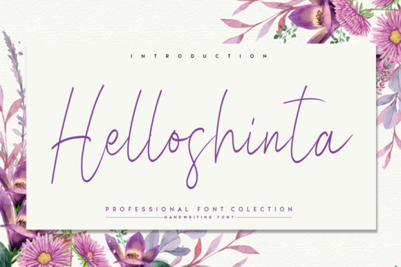 Helloshinta: A Handwritten Font for Modern Web Design