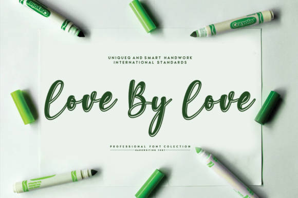 Love by Love: A Handwritten Font for Elegant Editorial Design