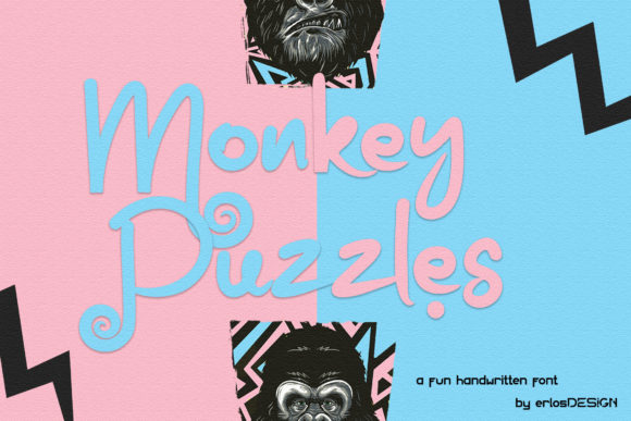 Monkey Puzzles: A Handwritten Font for Creative Branding