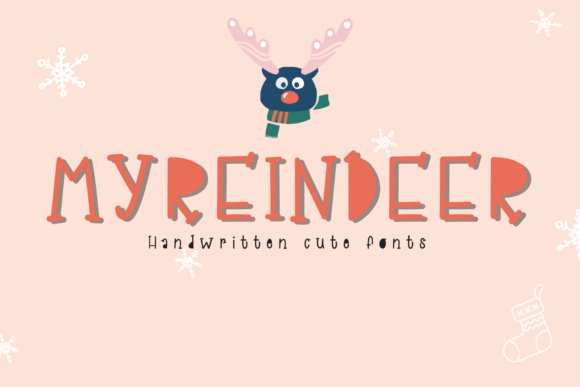 My Reindeer: A Charming Handwritten Font for Web Design