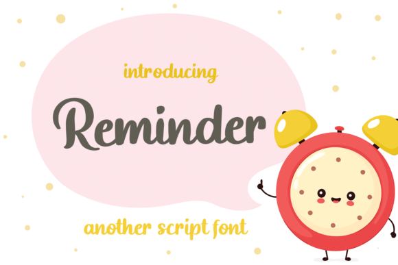 Reminder: A Handwritten Font for Engaging Editorial Design
