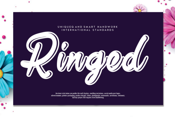 Ringed: A Handwritten Font for Modern Web Design