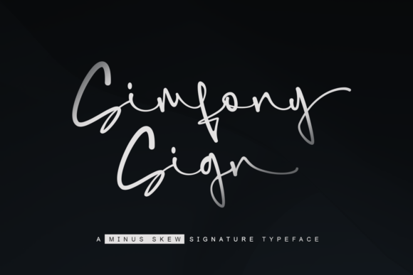 Simfony Sign: A Versatile Typeface for Modern Campaigns