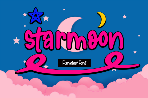 Starmoon: A Charming Handwritten Font for Creative Makers