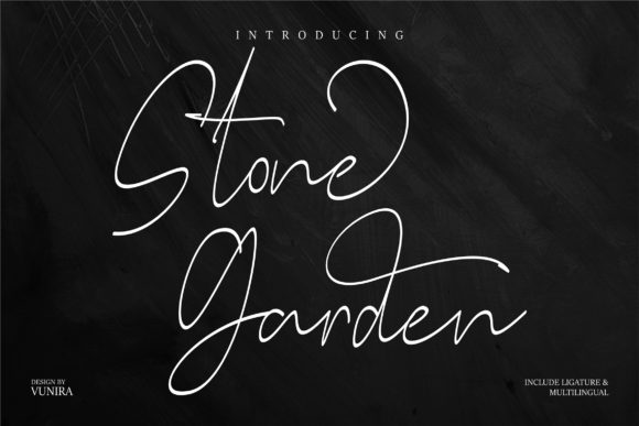 Stone Garden: The Perfect Font for Your Next Campaign