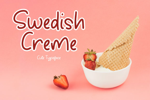 Swedish Creme: A Sweet and Friendly Handwritten Font
