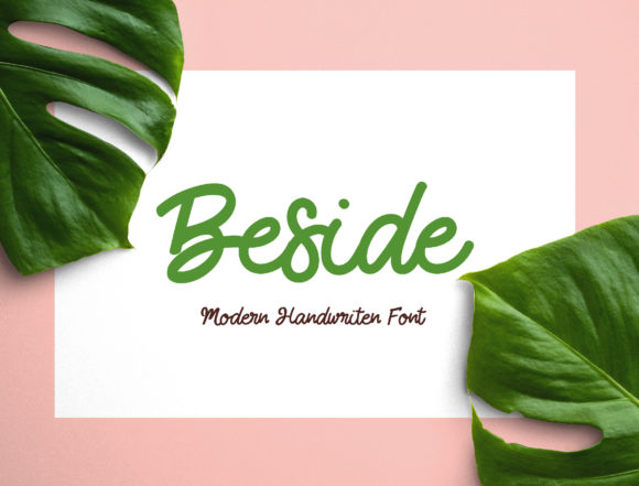 Transform Your Brand with Beside: A Charming Handwritten Font