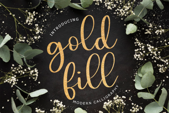 Transform Your Brand with Gold Fill: A Premium Script Font