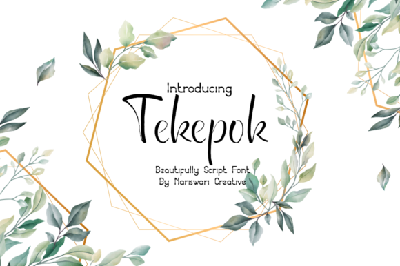 Transform Your Brand with Tekepok: A Delicate Script Font