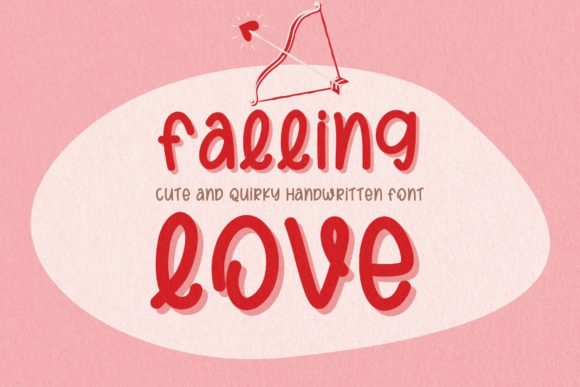 Transform Your Brand with the Charming Falling Love Font