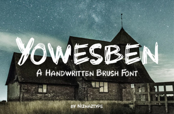 Yowesben: Elevate Your Brand with This Handwritten Font